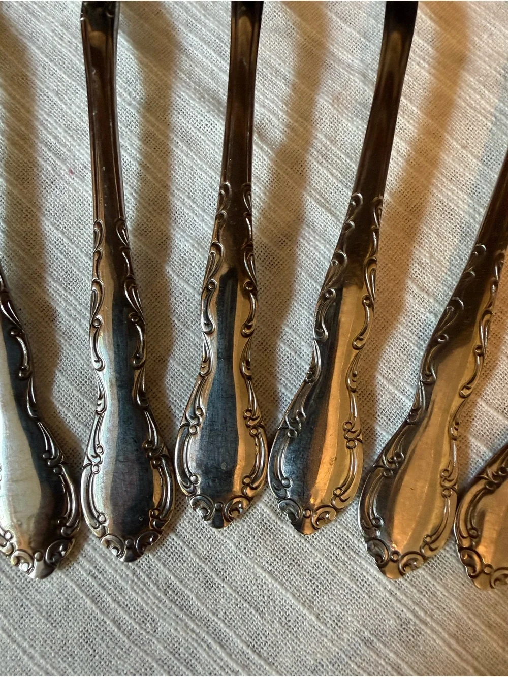 Vtg Oneida Northland Set of 8 Soup Spoons 7” Stainless Flatware Silverware Japan